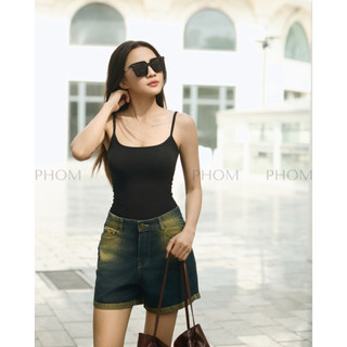 Quần đùi quần short jean mùa hè PHOM dáng ngắn vừa (có bigsize) cạp cao