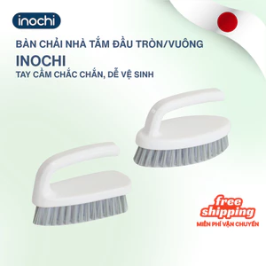 Bàn Chải Nhà Tắm Đầu TRÒN/VUÔNG Kirei chà sạch vết bẩn dễ dàng, tiện dụng cho nhà tắm, bồn rửa, toilet,...