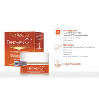 Fenomen C Kem Sáng Da Dưỡng Ẩm Sâu Ngày Đêm - Perfecta Fenomen C Deep Moisturising Day & Night Cream 50ml