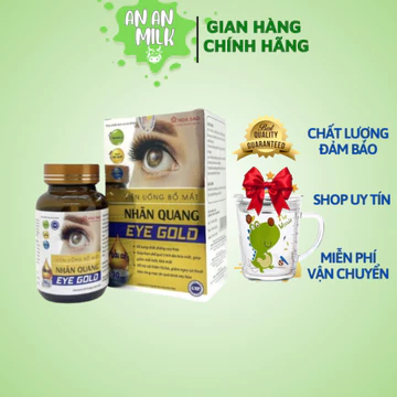 Viên Uống Bổ Mắt EYE GOLD Hộp 30 viên Tăng Cường Thị Lực Mắt Chống Mỏi Mắt Chảy Nước Mắt - AN AN MILK