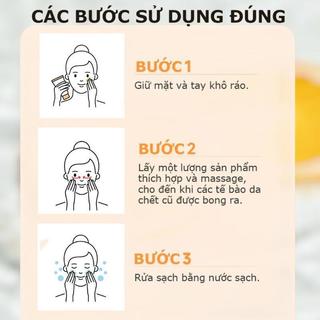 AWSOOYOR tẩy tế bào chết cho mặt và cơ thể enzyme cam 50g làm sạch sâu, kiểm soát dầu nhẹ nhàng, da trông tươi tắn
