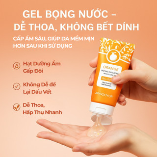 AWSOOYOR tẩy tế bào chết cho mặt và cơ thể enzyme cam 50g làm sạch sâu, kiểm soát dầu nhẹ nhàng, da trông tươi tắn