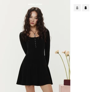 Đầm Ngắn Isla Buttoned Mini Vải Thun Gân Thoải Mái Nhẹ Nhàng Nữ Tính, WDN166 SOME HOW STORE