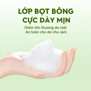 AWSOOYOR Sữa rửa mặt trà xanh rau má làm sạch sâu nhưng dịu nhẹ, da trông khỏe khoắn tự nhiên, phù hợp nhiều loại da