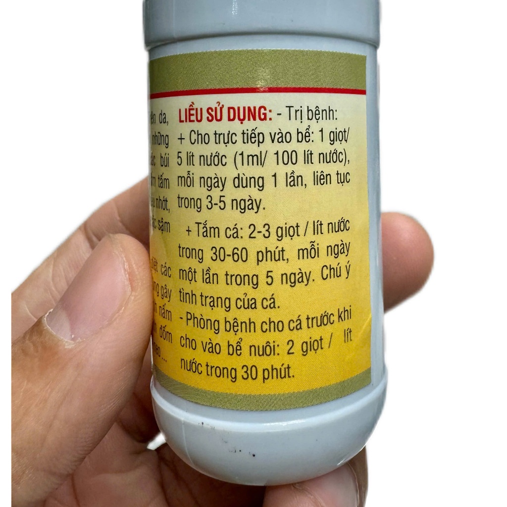 Benson DIệt Nấm, Kí Sinh Trùng Trên Cá Cảnh Chai 60ml Aricare