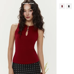 Áo Celeste Sleeveless Rib Vải Thun Gân Thoải Mái Quyến Rũ Thanh Lịch, WKI106 SOME HOW STORE