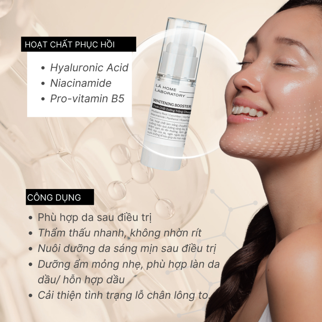 [Mini size] Tinh Chất Thảo Dược Giảm Thâm & Dưỡng Trắng Da - Lá Home 30ml