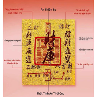 [Tặng Mèo Thần Tài] Miếng Dán Lá Vàng Ánh Kim Đã Khai Quang Tài Lộc Bình An May Mắn