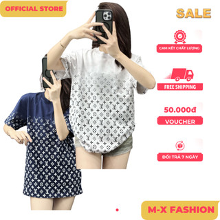 ÁO thun nam QC cổ tròn họa tiết thêu tay ngắn phong cách trẻ trung chuẩn from
