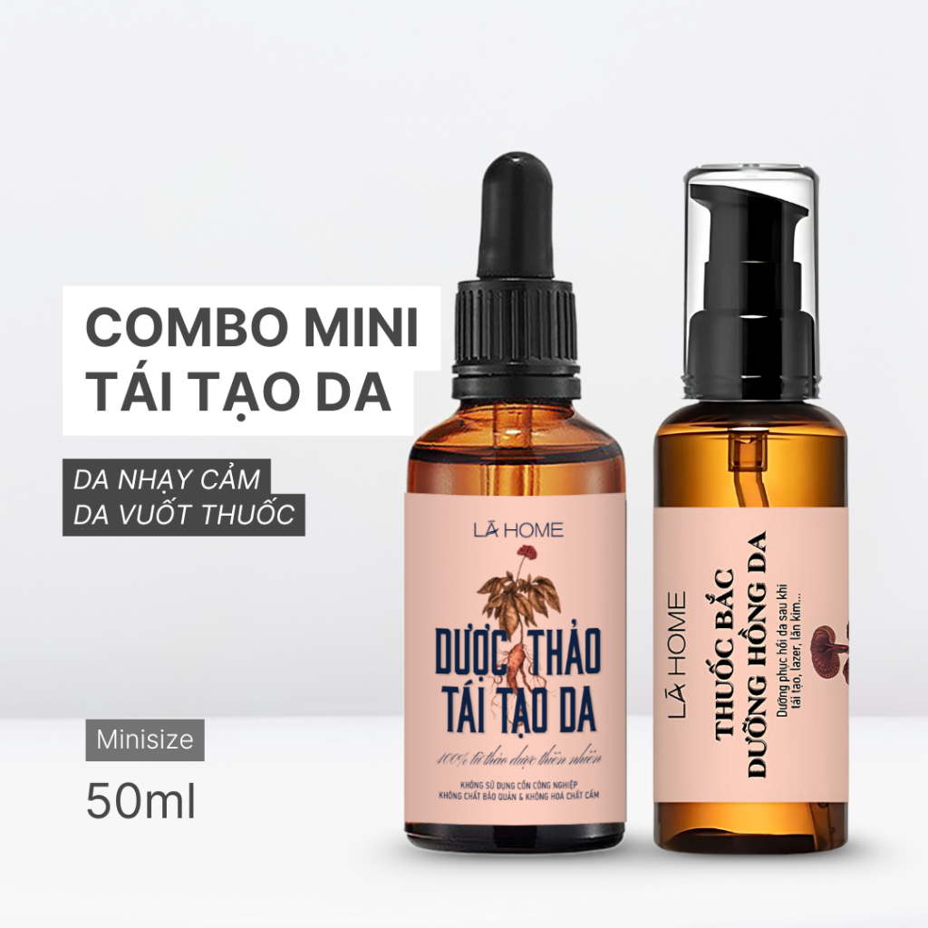 Bộ Tái Tạo Lá Home (nhỏ) - dành cho da mụn, da thường & da nhạy cảm