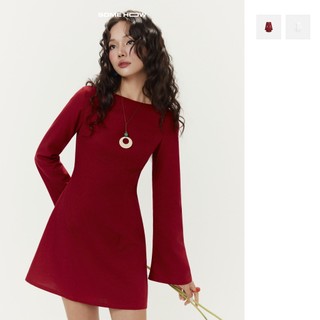[New2] Đầm Ngắn Aurora Bell Sleeves Vải Linen Thoải Mái Nữ Tính Hiện Đại, WDN165  SOME HOW STORE