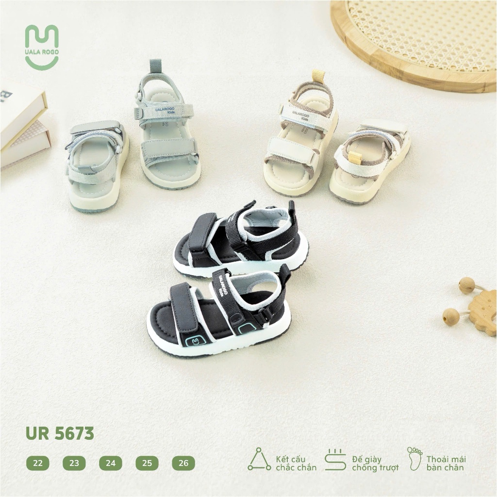 Dép Xăng Đan, Sandal Kids Uala Rogo Cho Bé UR5672 UR5673 UR5674 UR5675