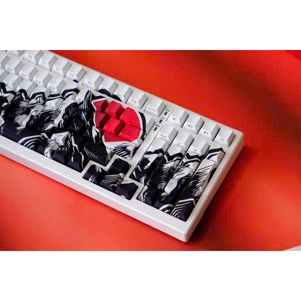 Keycap ST Red Sun Rising | Chất liệu PBT double-shot - Side Print | Profile Cherry | Keyboard Studio | BigBuy360 - bigbuy360.vn