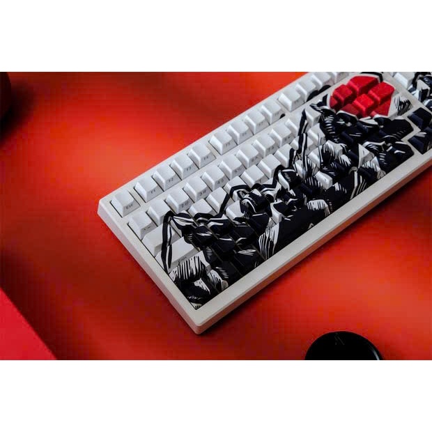 Keycap ST Red Sun Rising | Chất liệu PBT double-shot - Side Print | Profile Cherry | Keyboard Studio | BigBuy360 - bigbuy360.vn