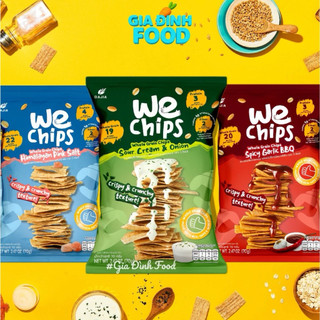 SNACK Ngũ Cốc Nguyên Cám Vị Kem Chua Hành Tây/ Muối hồng Hymalaya/ Thịt nướng tỏi cay We Chips 28GR/70GR