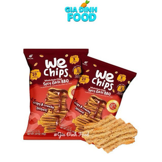 SNACK Ngũ Cốc Nguyên Cám Vị Kem Chua Hành Tây/ Muối hồng Hymalaya/ Thịt nướng tỏi cay We Chips 28GR/70GR