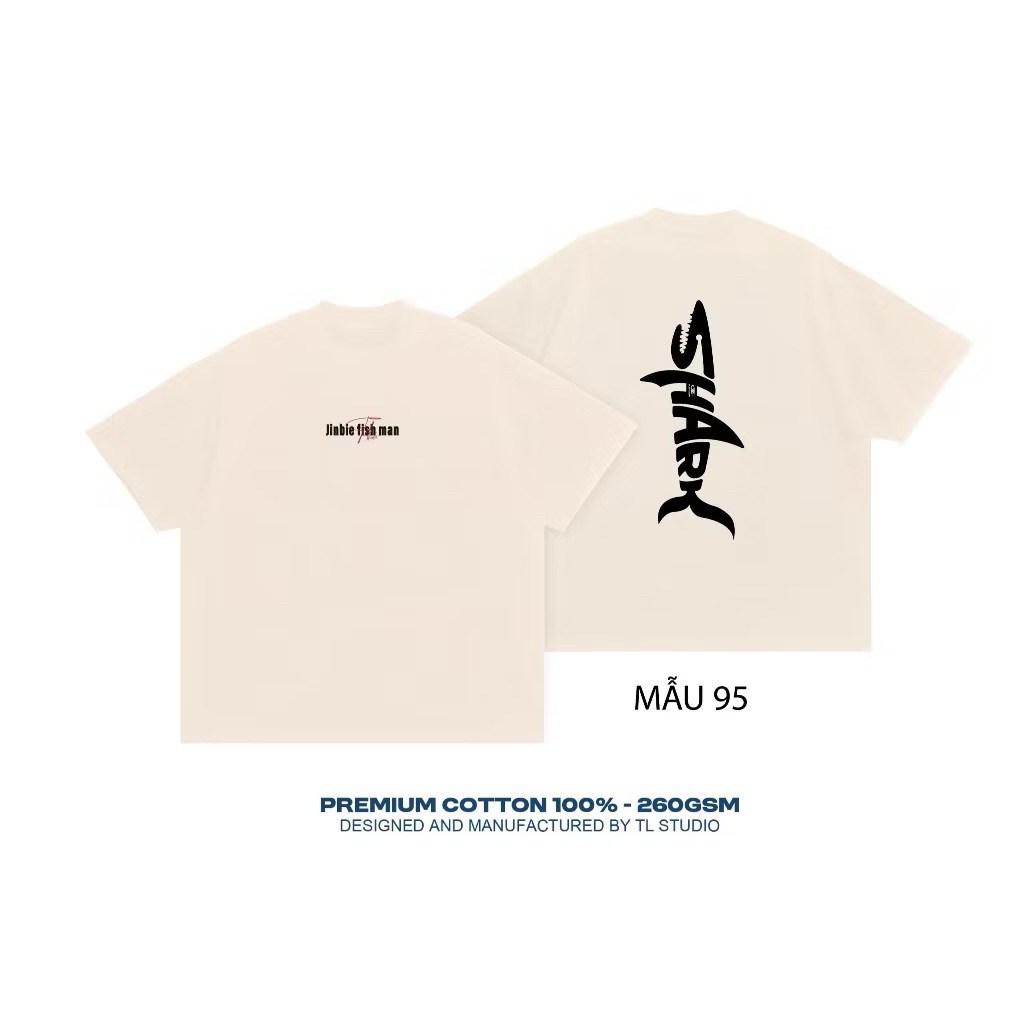 Áo Thun Oversiz - 100% cotton - định lượng - 260 gsm(M2)
