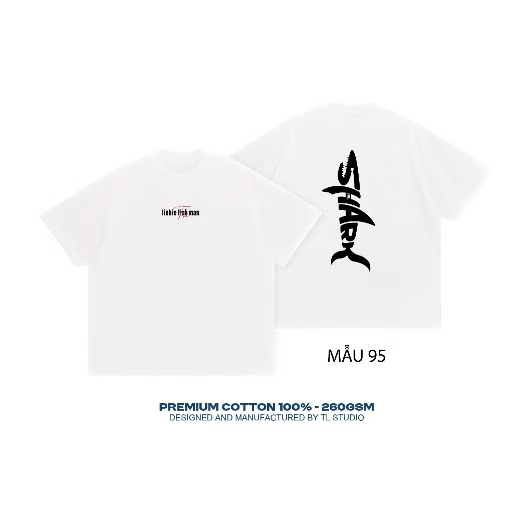 Áo Thun Oversiz - 100% cotton - định lượng - 260 gsm(M2)