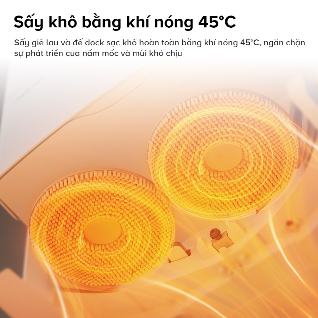 Roborock QRevo C Pro Lực 18.500 Pa Giặt Nóng 75 Độ C Robot Hút Bụi Lau Nhà - Quốc Tế bảo hành 24 tháng