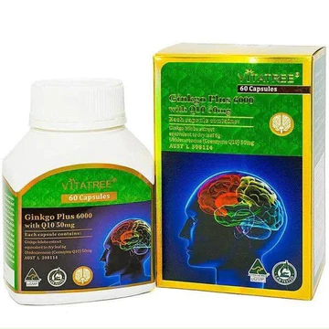 Viên uống Ginkgo Biloba & Coenzyme Q10 – Hỗ trợ tuần hoàn não và bảo vệ sức khỏe lâu dài