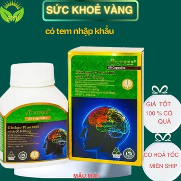 Viên uống hỗ trợ trí nhớ và bảo vệ cơ thể Ginkgo Biloba & Coenzyme Q10 – Cải thiện trí nhớ, tăng cường sự tập trung