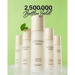 (Mẫu Mới) Nước Hoa Hồng Dưỡng Da Căng Bóng Dr.Pepti Centella Toner 180ml