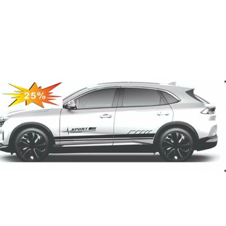 Tem 2 bên Sườn Xe Ô tô VF8,Team Decal Oto-Tem 2 bên sườn Cực Chất, Hàng 3 Lớp Chất Lượng Cao,mẫu sport