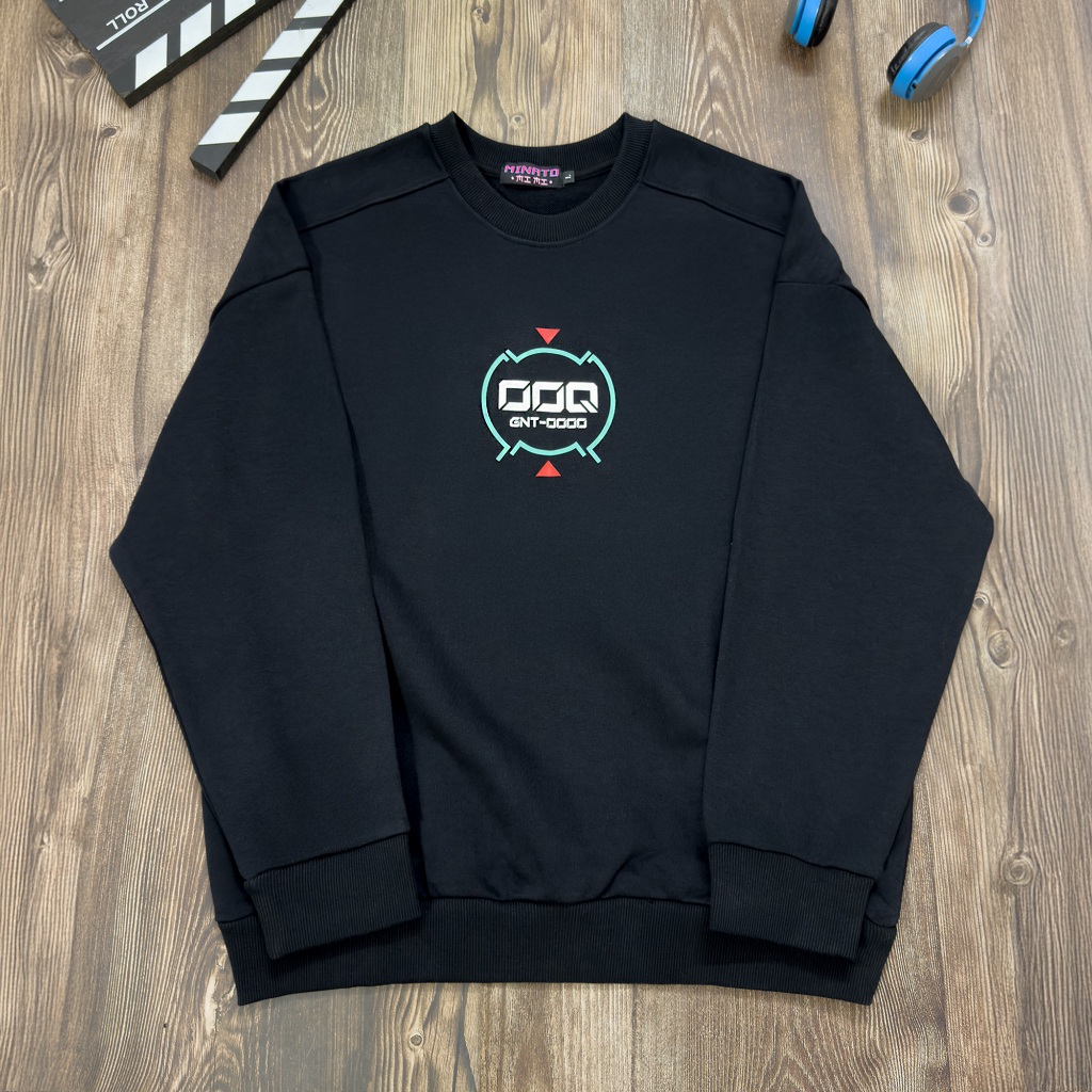Áo Sweater Nỉ Chân Cua 00 G.U.N.D.A.M Oversized Nam Nữ