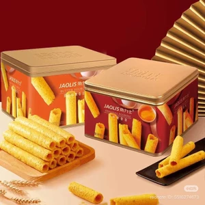 Bánh trứng cuộn Hongkong JAOLIS hộp 300gr (có kèm túi giấy)