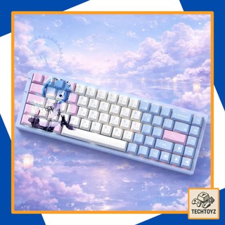 [ Xuyên Led ] Ren Keycap - Re:Zero - PBT Double Shot + DyeSub - Cherry Profile - Keycaps Xuyên Led