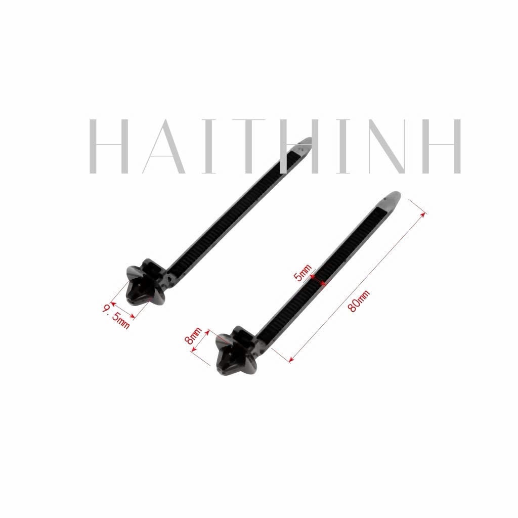 dây rút ghim nhựa, dây thít chuyên dùng cho ô tô.bịch 10 cái 5mm×80mm ...
