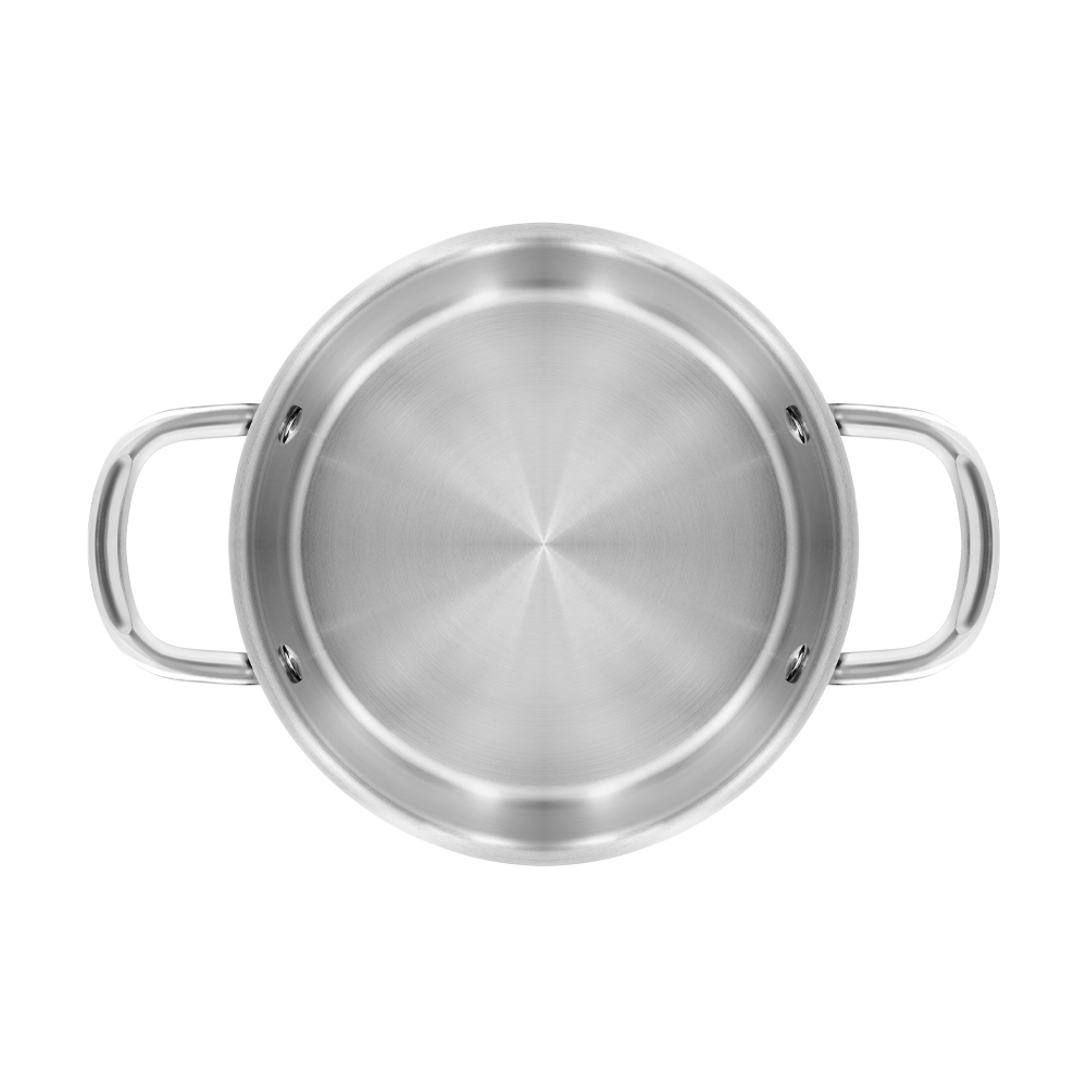 Bộ nồi chảo inox 304 liền khối Trimax EL2103OL04 size 18,20,26cm chảo 26cm