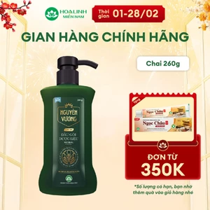 Dầu gội dược liệu Nguyên Vương dành cho nam hương nam tính lịch lãm 260g