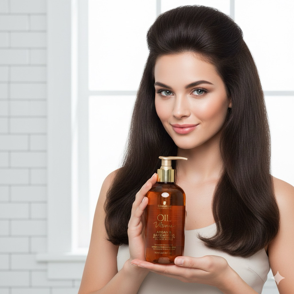 Dầu gội cao cấp siêu mượt Schwarzkopf Ultime Oil Argan Barbary Fig phù hợp tóc thường và tóc to sợi 300ml (ĐỨC)