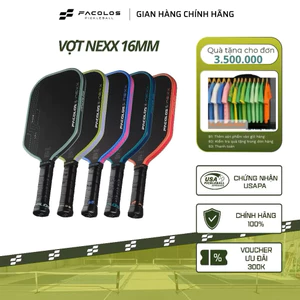 Vợt Pickleball Facolos NEXX 16mm trendy đầy cá tính - chính hãng - Carbon Foam Eva T700 raw