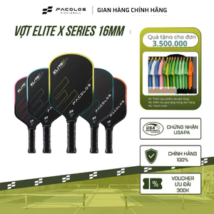 Vợt Pickleball Facolos Elite X 14mm chính hãng - chiến binh Pickleball Pro mạnh mẽ uy lực, mặt vợt xoáy