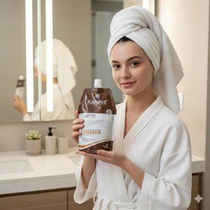 Dầu hấp ủ tóc Collagen Karseell Maca phục hồi siêu mềm mượt tóc hương thơm - dạng túi 500ml