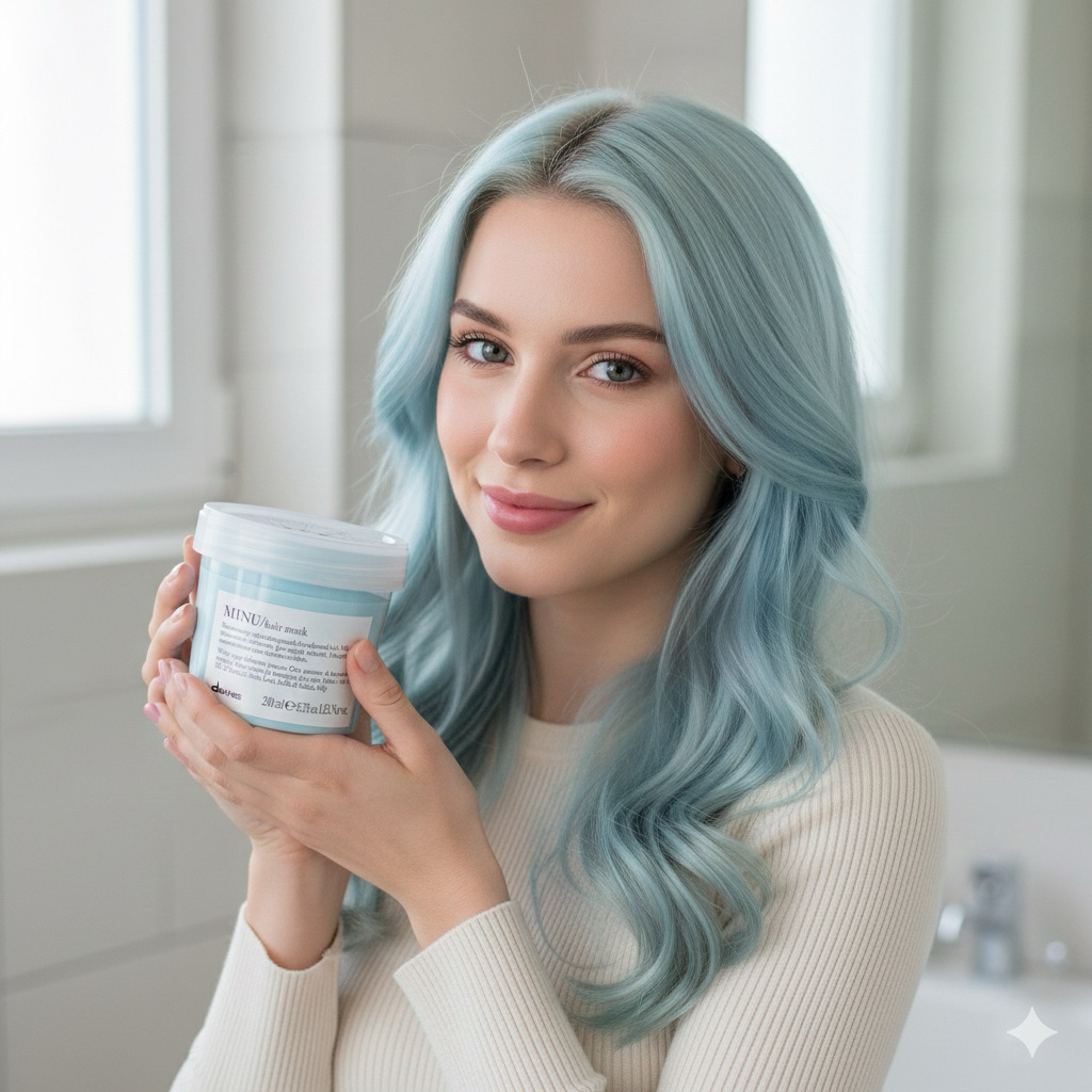 Dầu hấp ủ Davines Minu mềm mượt giữ màu tóc nhuộm (ITALY) 1000ml