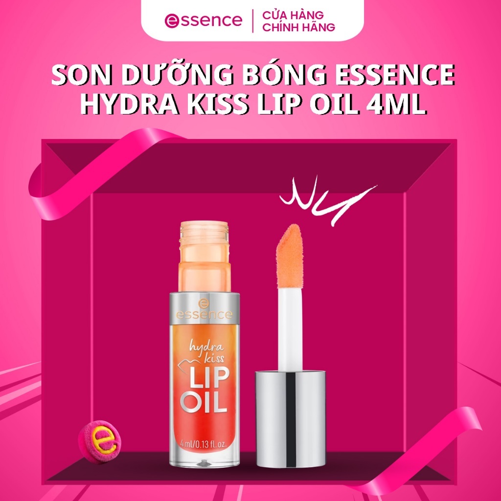 [QUÀ TẶNG] Son dưỡng bóng Essence Hydra Kiss Lip Oil 4ml (màu ngẫu nhiên)