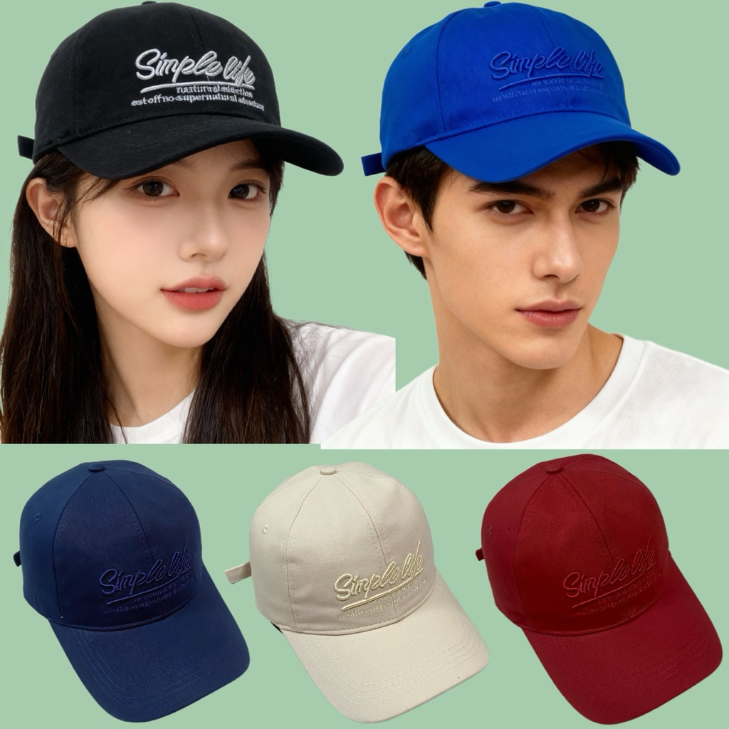 Mũ Kết Phom Mềm Simple Life - Màu Sắc Đa Dạng