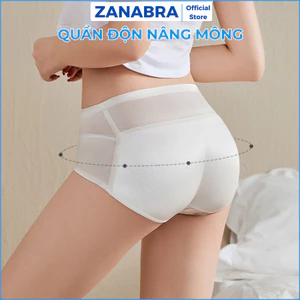 Quần Lót Độn Mông Đúc Su Gen Bụng Thông Hơi Nâng Mông Cao Cấp Cạp Cao Không Lộ Viền ZANABRA N8562