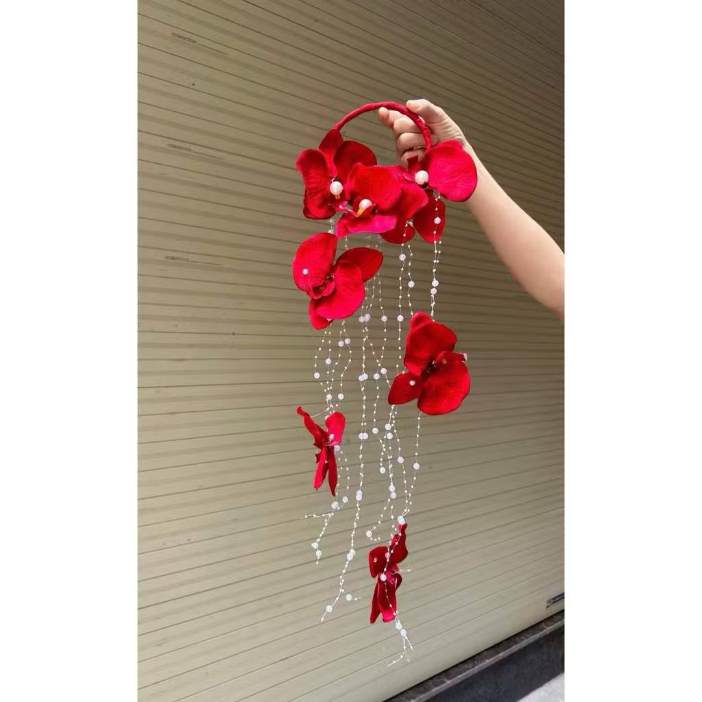 🌸🌸🌸Hoa Lan cầm tay cô dâu xinh-YL1014|PHUKIENCUOIYENLINH