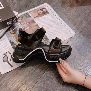 Dép quai hậu đế 5 phân viền chỉ quai ngang L,,V