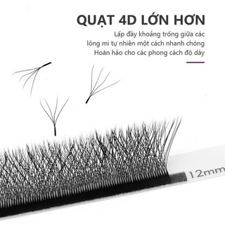 MI KHAY CỎ 3 LÁ - 4 LÁ - 5 LÁ - 6 LÁ LASHES SUPPLY ĐỘ CONG C-CC-D SỢI MI ĐEN MỀM,DỄ TÁCH FAN,SỢI MỀM