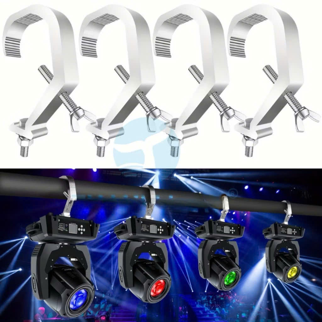 Móc treo đèn sân khấu, móc chất liệu nhôm đúc, chống gỉ sét nguyên, treo đèn phù hợp cho mọi loại đèn sân khấu đèn bay
