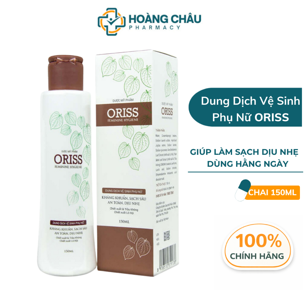 Dung Dịch Vệ Sinh Phụ Nữ Oriss – Giúp Làm Sạch Dịu Nhẹ, Hỗ Trợ Chăm Sóc ...