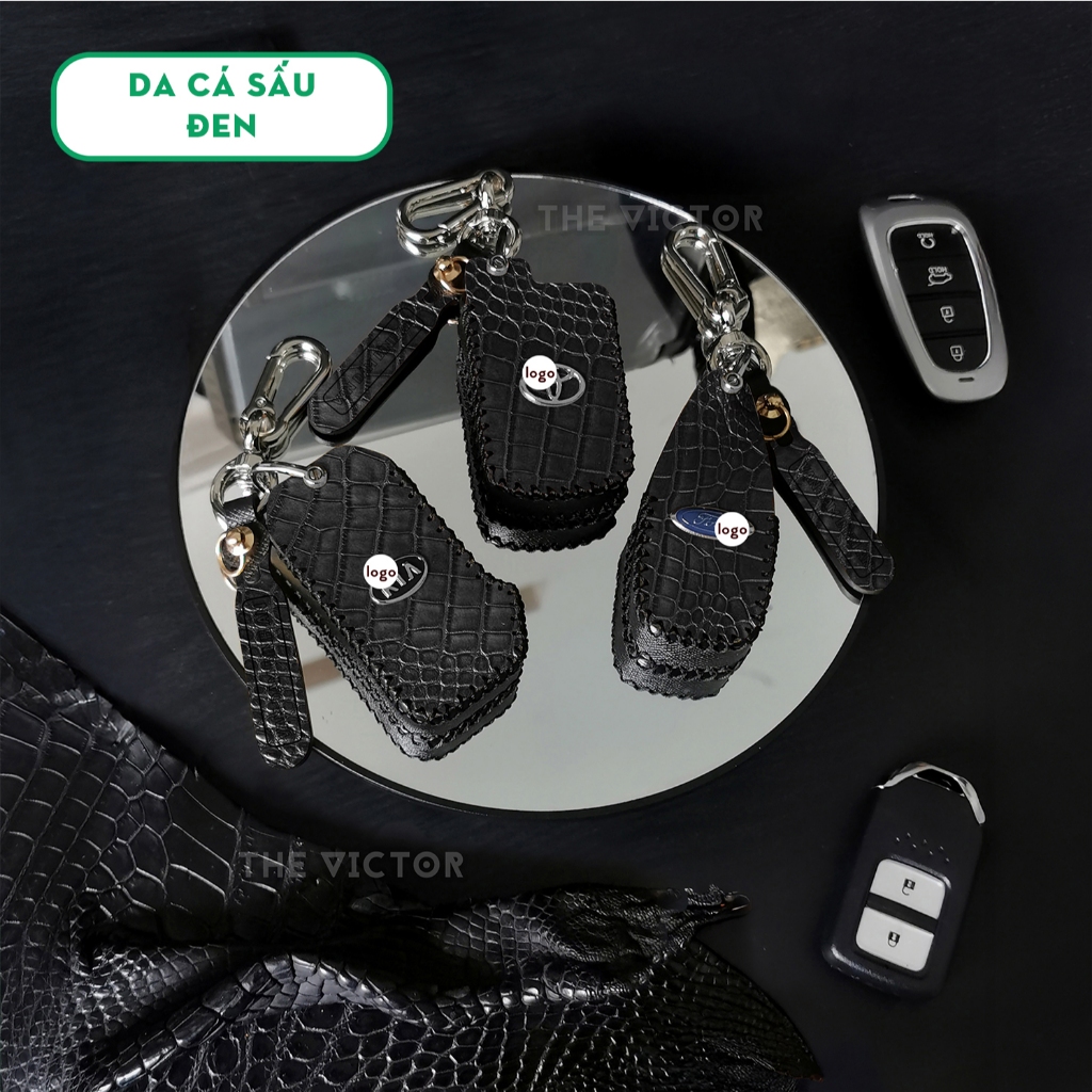 Bao Da Chìa Khoá Ô tô, Da Cá Sấu, Kỳ Đà, Đà Điểu - Mọi Dòng Xe (Chọn da và gửi ảnh chìa cho shop)