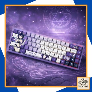 [ Xuyên Led ] Rikka Takanashi Keycap - PBT Double Shot + DyeSub - Cherry Profile - Keycaps Xuyên Led