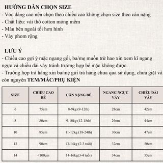 Váy babydoll bé gái tay cánh tiên họa tiết cherry hàng QCCC D1172 Bí Ngô Nhỏ