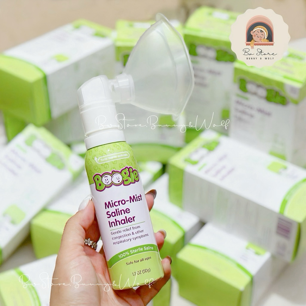 Xịt Boogies Micro-Mist Saline Inhaler Mỹ 50gr | Shopee Việt Nam